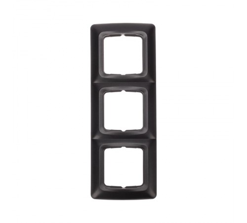 DEA Рамка 3-я горизонтальная Черный Металлик  KR-78-0347  Kranz