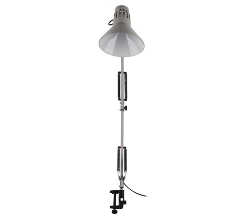 Светильник настольный N-121-E27-40W-GY Е27 на струбцине серый  Б0052758  ЭРА