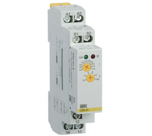 Реле тока ORI. 0,8-8 А. 24-240 В AC / 24 В DC  ORI-01-8  IEK