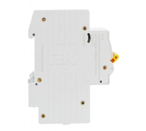 Выключатель автоматический дифференциального тока АД12 2п 25А C 100мА тип AC (3 мод)  MAD10-2-025-C-100  IEK