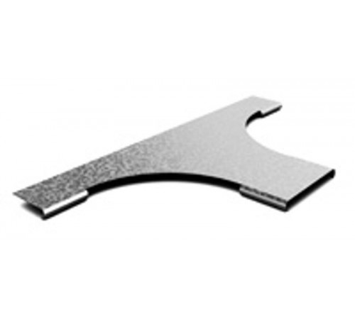 Крышка к ответвителю горизонтальному плавному 300, толщ. 0,7 мм, Сендзимир цинк, 021831  КОГП-300-0,7-R100-СЦ   Ostec