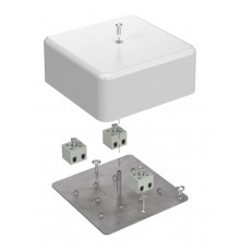 Коробка огнестойкая для кабель-канала 40-0470-FR2.5-6 Е15-Е60 (латунь) 103х103х45 IP42 6p, 2.5 мм.кв. 40-0470-FR2.5-6-Е60  Промрукав