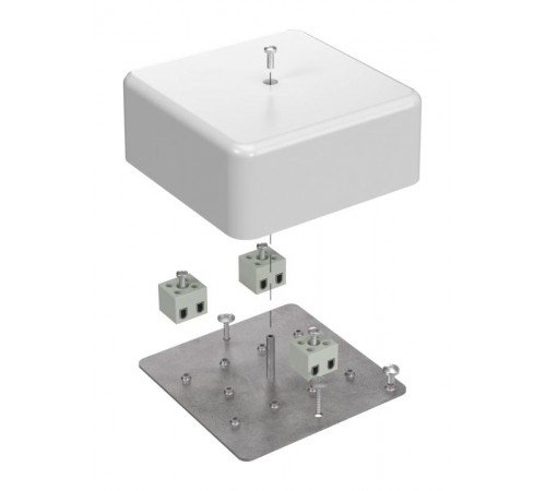 Коробка огнестойкая для кабель-канала 40-0470-FR2.5-6 Е15-Е60 (латунь) 103х103х45 IP42 6p, 2.5 мм.кв. 40-0470-FR2.5-6-Е60  Промрукав