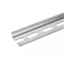DIN-рейка L-125 мм перфорированная оцинкованная (0,8 мм) (10 шт/уп)  PR08.5997  Промрукав
