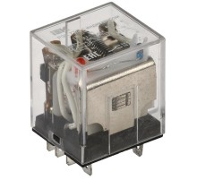 Реле РЭК77/3(LY3) с индикацией 10А 12В АC   RRP10-3-10-012A-LED  IEK