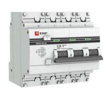 Дифференциальный автомат АД-32 3P+N 20А/100мА (тип АC) 4,5кА  PROxima DA32-20-100-4P-pro  EKF