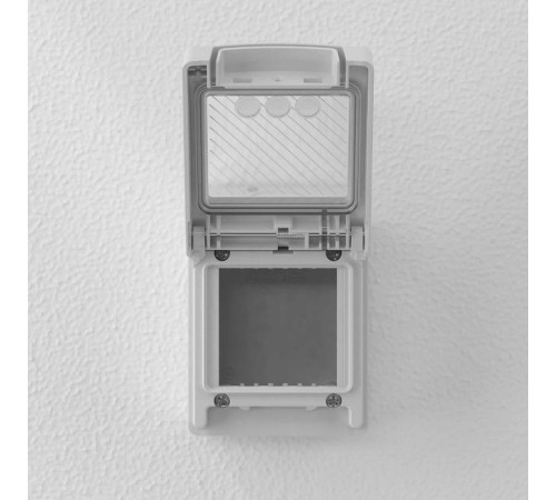 Коробка для настенного монтажа "Avanti", IP55, серая, 2 модуля  4403932  DKC