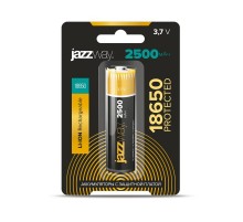 Аккумуляторная батарея  18650 2500 мАч с защитой BL-1  .5059849  Jazzway
