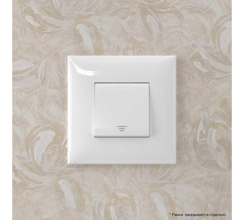 Кнопка одноклавишная в стену, "Avanti", "Белое облако"  4400153  DKC