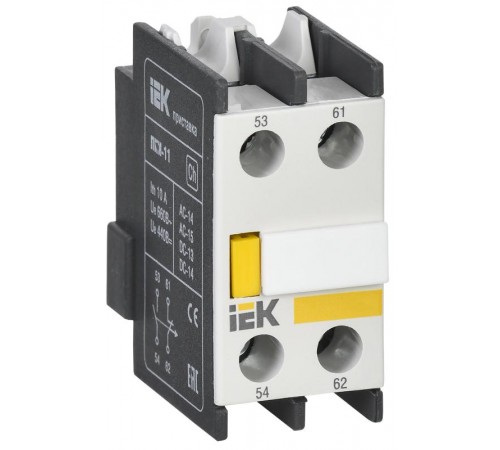 Приставка ПКИ-11 доп. контакты 1з+1р    KPK10-11  IEK