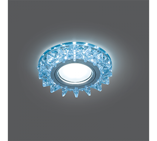 Светильник точечный встраиваемый Backlight BL038 Кругл. Кристалл/Хром, Gu5.3, LED 4100K  BL038  Gauss