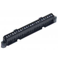 Суппорт для шин в корпус пластиковый (ширина 8 мод.) TEKFOR  TF-KP00D-S-08  IEK