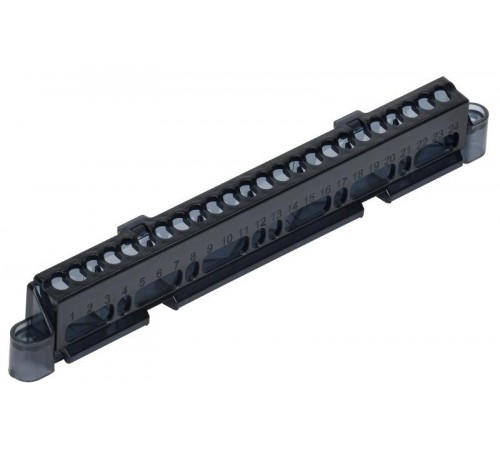 Суппорт для шин в корпус пластиковый (ширина 8 мод.) TEKFOR  TF-KP00D-S-08  IEK