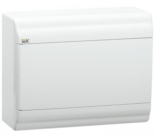 Корпус пластиковый навесной на 9 модулей ЩРН-П-9 IP41 (190х236х100мм) PRIME белая дверь  MKP82-N-09-WD-41-20  IEK