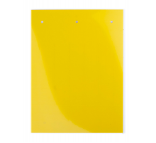 Табличка полужесткая. Клейкое основание. Для маркировки модульного оборудования. ПВХ. Желтая  TAS10715AY  DKC