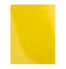 Табличка полужесткая. Клейкое основание. Для маркировки модульного оборудования. ПВХ. Желтая  TAS10715AY  DKC