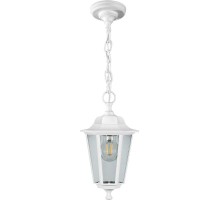 Светильник садово-парковый НСУ 06-60-001 60W 230V E27 670*190мм белый, подвесной, 6-ти гранник  32270  FERON