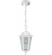 Светильник садово-парковый НСУ 06-60-001 60W 230V E27 670*190мм белый, подвесной, 6-ти гранник  32270  FERON