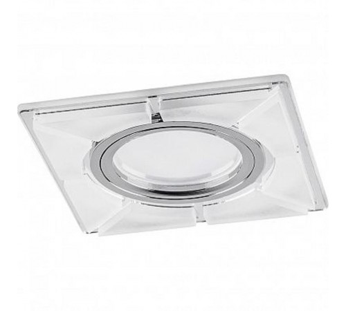 Светильник встраиваемый с LED подсветкой CD994 потолочный MR16 G5.3 белый матовый, хром  40508  Feron