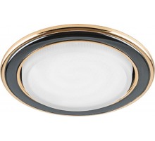 Светильник потолочный встраиваемый под лампу GX53 DL53 15W 230V GX53, без лампы, двухцветный титан-золото  29482  FERON