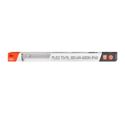 Светильник светодиодный линейный ДПО PLED T5i PL 300 4W FR 4000K 180-265V  .5018372  Jazzway