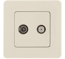 Inspiria Слоновая кость Розетка телевизионная TV/SAT "звезда" без рамки  673881  Legrand
