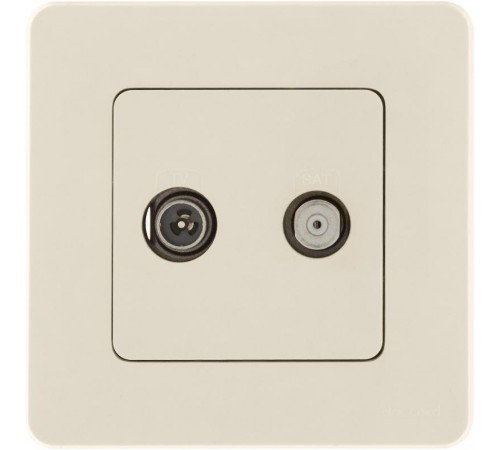 Inspiria Слоновая кость Розетка телевизионная TV/SAT "звезда" без рамки  673881  Legrand