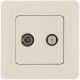 Inspiria Слоновая кость Розетка телевизионная TV/SAT "звезда" без рамки  673881  Legrand