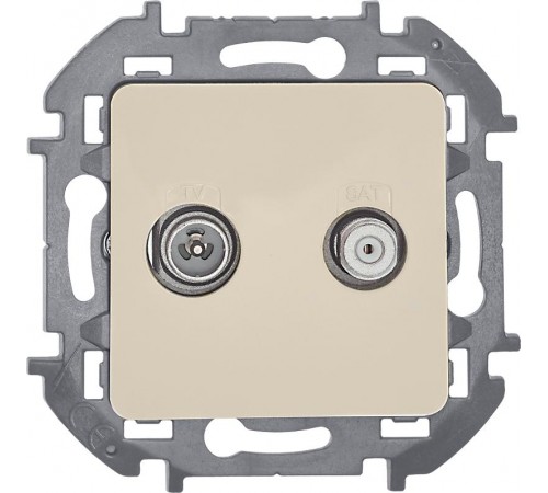 Inspiria Слоновая кость Розетка телевизионная TV/SAT "звезда" без рамки  673881  Legrand