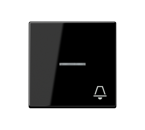 клавиша с символом звонок с линзой, черный  A590KO5KSW  Jung