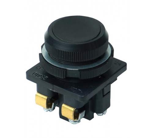 КЕ-181 У2 исп.4, черный, 1з, цилиндр, IP54, 10А ,660В, выключатель кнопочный (ЭТ)  ET529372  Электротехник