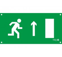 Пиктограмма (наклейка) ПЭУ 093/094 Выход прямо левосторонний/правосторонний (242х50) PC-M/комплект,2шт./ MIZAR SPS  2501002500  Световые Технологии