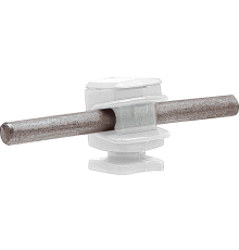 Держатель проводника круглого 6-8 мм прозрачный, высота 16 мм, пластик91005Ezetek