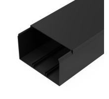 Кабель-канал черный 2-й замок в п/э 100х60 мм (8 м/уп) Промрукав  PR03.0222  Промрукав