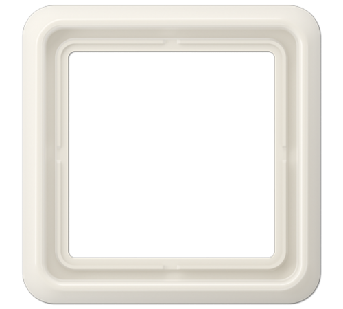 Рамка для вертикальной и горизонтальной установки ударопрочная, однократная; слоновая кость  CD581WUW  Jung