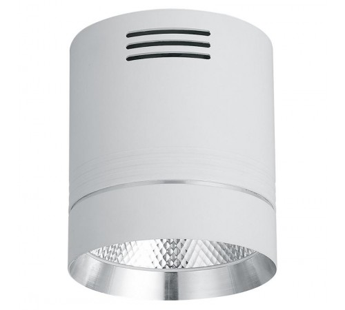 Светильник накладной светодиодный спот неповоротный AL521, 10W, 900Lm, 4000K, 35 градусов, белый c хром кольцом  32467  FERON