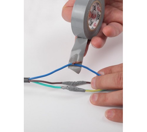 ПВХ-изолента ЭРА ПВХ-изолента 15мм*20м серая  Б0039314  ЭРА