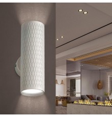 Декоративная подсветка WL46 WH MR16 GU10 12Вт белый IP20 для интерьера стен фасадов зданий  Б0058501  ЭРА