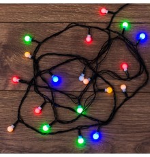 Гирлянда светодиодная "Цветные Шарики" 20 LED МУЛЬТИКОЛОР 2,8 метра  303-060  NEON-NIGHT