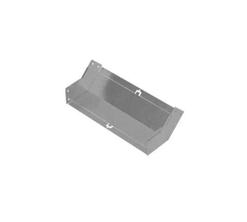 Угол внутр. верт. 45 гр. 100х500 мм "ПЛЮС" HD  NLplus45-100-500 HD   КМ-профиль