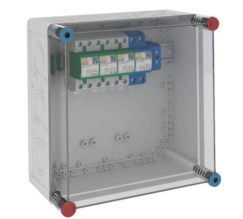 Устройства защиты от импульсных перенапряжений УЗИП для силовых сетей в защитном корпусе 3+NPE (Класс I), 255 В (MCD 50-B 3+1-VG)  5096875  OBO Bett