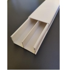 Кабельный канал 40х20х2000мм с перегородкой (белый)  040011S  SPL