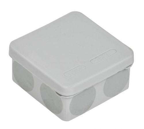 Коробка распределительная КМ42435 о/п 80х80х40мм IP67 8 вв. серая   UKO21-080-080-040-K41-66  IEK