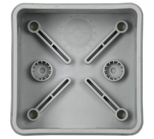 Коробка распределительная КМ42435 о/п 80х80х40мм IP67 8 вв. серая   UKO21-080-080-040-K41-66  IEK