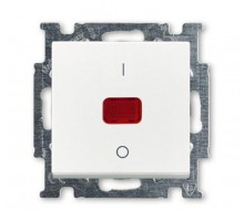 ABB Basic 55 Альп. белый Выключатель 1-клавишный 2-полюсный, 20A  1020-0-0089   2CKA001020A0089  ABB