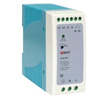 Блок питания на дин рейку 40Вт,Uвх ~ 240 В AC m, Uвых - 5 В DC постоянного тока DR-M-40W-5 EKF