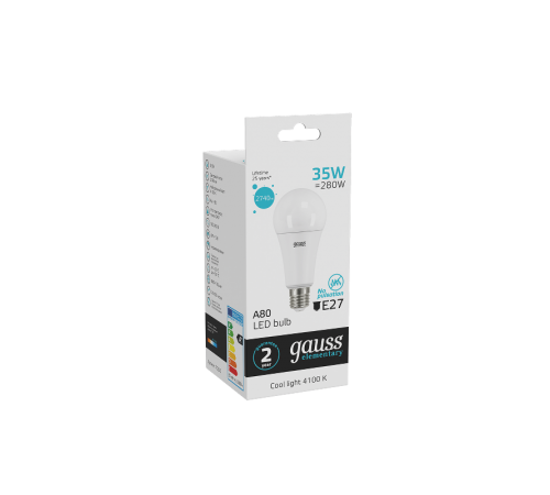 Лампа светодиодная LED Elementary A67 35W E27 2740lm 4100K  70225  Gauss