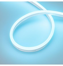 Светодиодная лента герметичная AURORA-PS-A120-16x8mm 24V Azure (10 W/m, IP65, 2835, 5m) (Arlight, Силикон)  036688  Arlight
