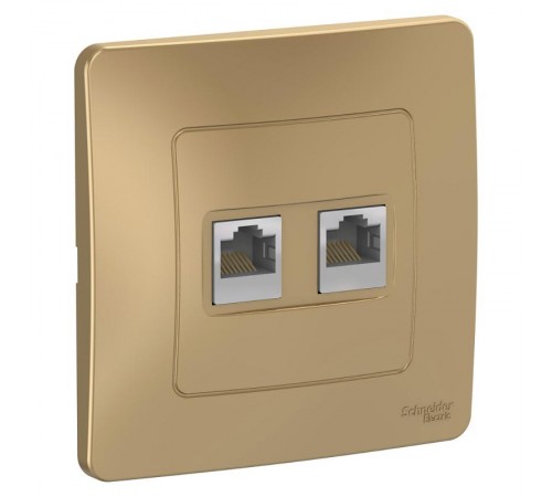 Blanca Титан С/У Розетка 2-ая компьютерная RJ45  BLNIS045454  SE
