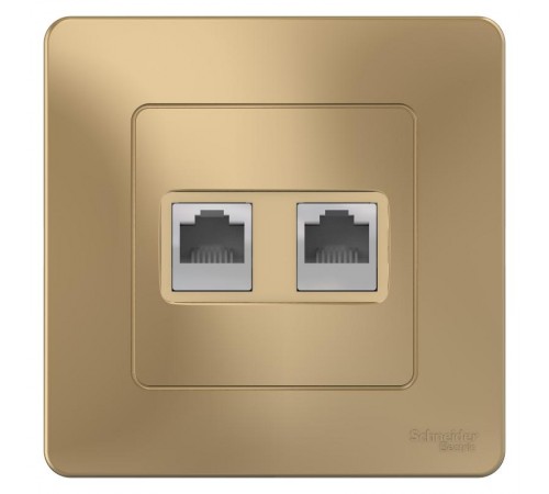 Blanca Титан С/У Розетка 2-ая компьютерная RJ45  BLNIS045454  SE